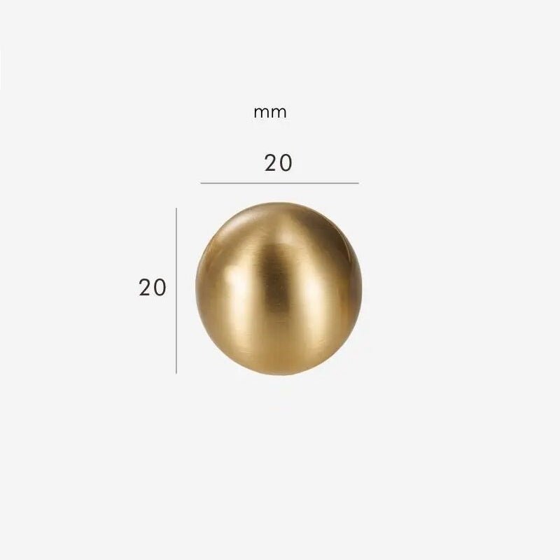 TANGENT Solid Brass Knobs 8 TANGENT Solid Brass Knobs