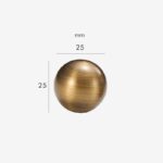 TANGENT Solid Brass Knobs