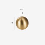 TANGENT Solid Brass Knobs