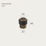 TELOS Türstopper aus Messing