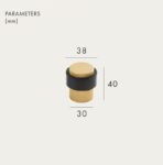 TELOS Türstopper aus Messing