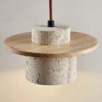 TERRA Stone & Wood Pendant Light