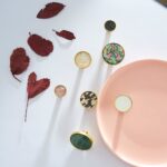 TESTA Solid Brass Acrylic & Shell Knobs