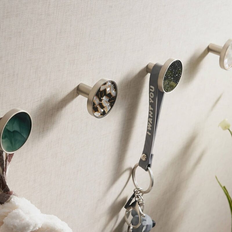 TESTA Solid Brass Acrylic & Shell Knobs 15 TESTA Solid Brass Acrylic & Shell Knobs