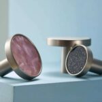 TESTA Solid Brass Acrylic & Shell Knobs