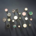 TESTA Solid Brass Acrylic & Shell Knobs