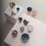 TESTA Solid Brass Acrylic & Shell Knobs