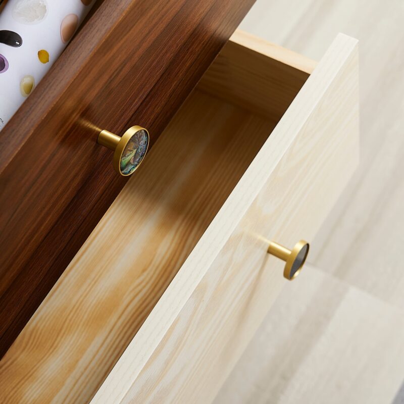 TESTA Solid Brass Acrylic & Shell Knobs 13 TESTA Solid Brass Acrylic & Shell Knobs