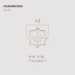 TESTA Solid Brass Acrylic & Shell Knobs