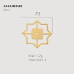 TESTA Solid Brass Acrylic & Shell Knobs