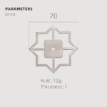 TESTA Solid Brass Acrylic & Shell Knobs