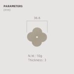 TESTA Solid Brass Acrylic & Shell Knobs