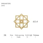 TESTA Solid Brass Acrylic & Shell Knobs