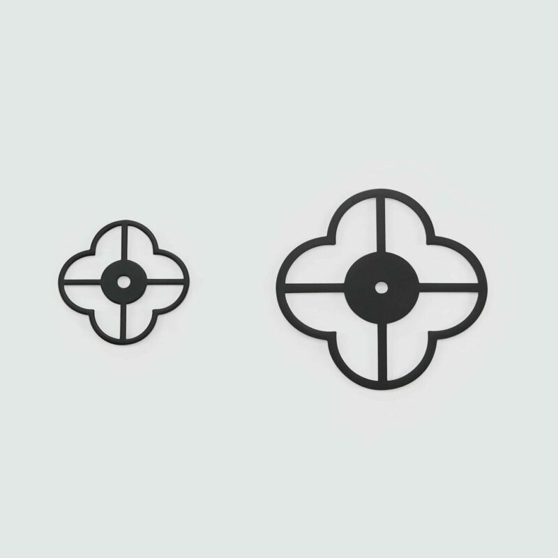 TESTA Solid Brass Clover Backplate