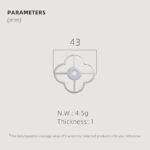 TESTA Solid Brass Clover Backplate