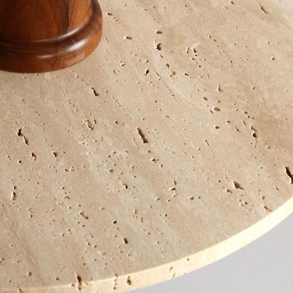 THERA Stone & Walnut Pendant Light