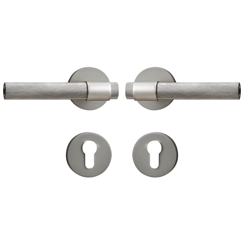 TOLLO Messing-Türgriff & Schloss-Set 9 TOLLO Türgriff- und Schloss-Set aus Messing