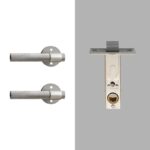 TOLLO Türgriff- und Schloss-Set aus Messing