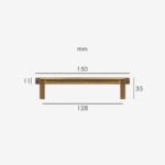 Manija TOMA de latón macizo