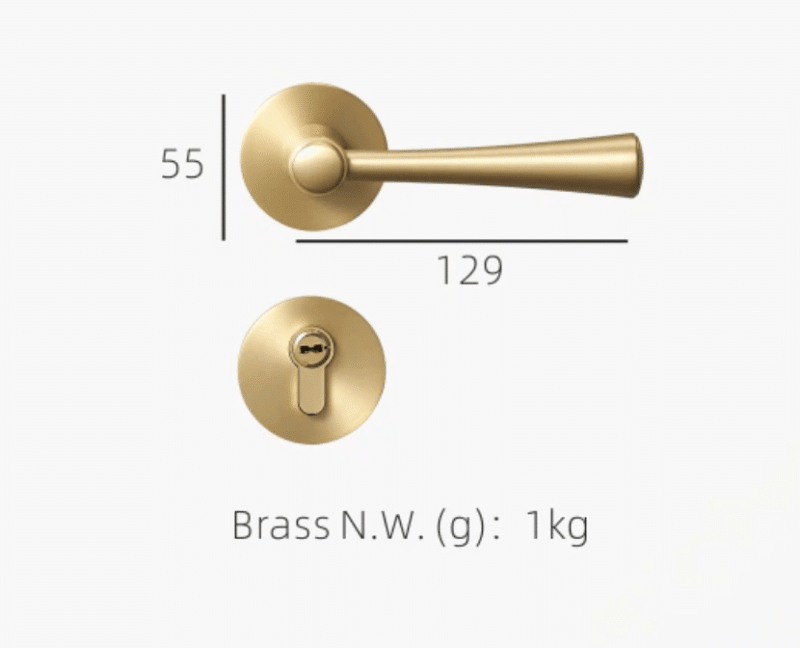 UNDA Deurkrukken & Sloten Set