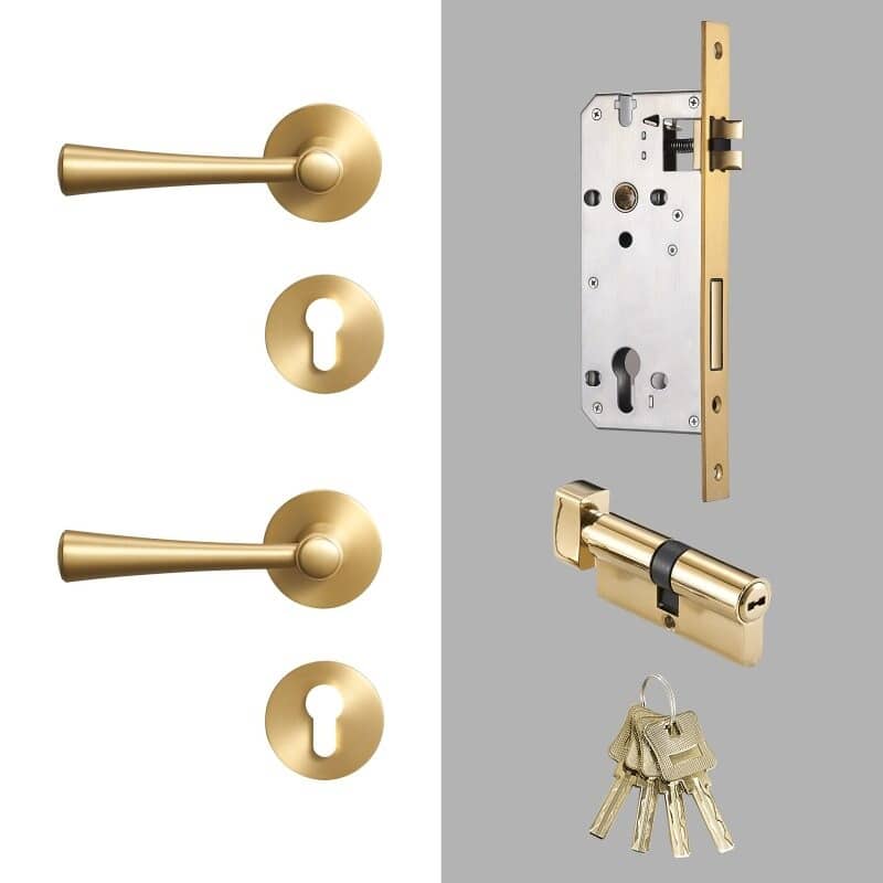 UNDA Deurkrukken & Sloten Set