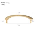 VEDA Hammered Brass Handles