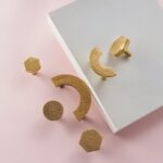 VEDA Boutons en laiton martelé