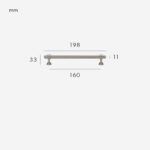 VELA Massivmessinggriff