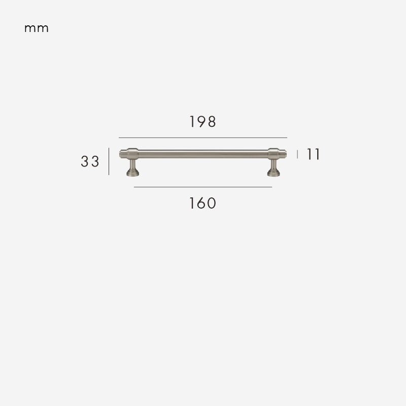 VELA Massivmessinggriff