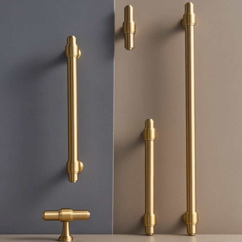 VELA Massivmessinggriff