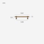 VELA Massivmessinggriff