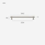 VELA Massivmessinggriff