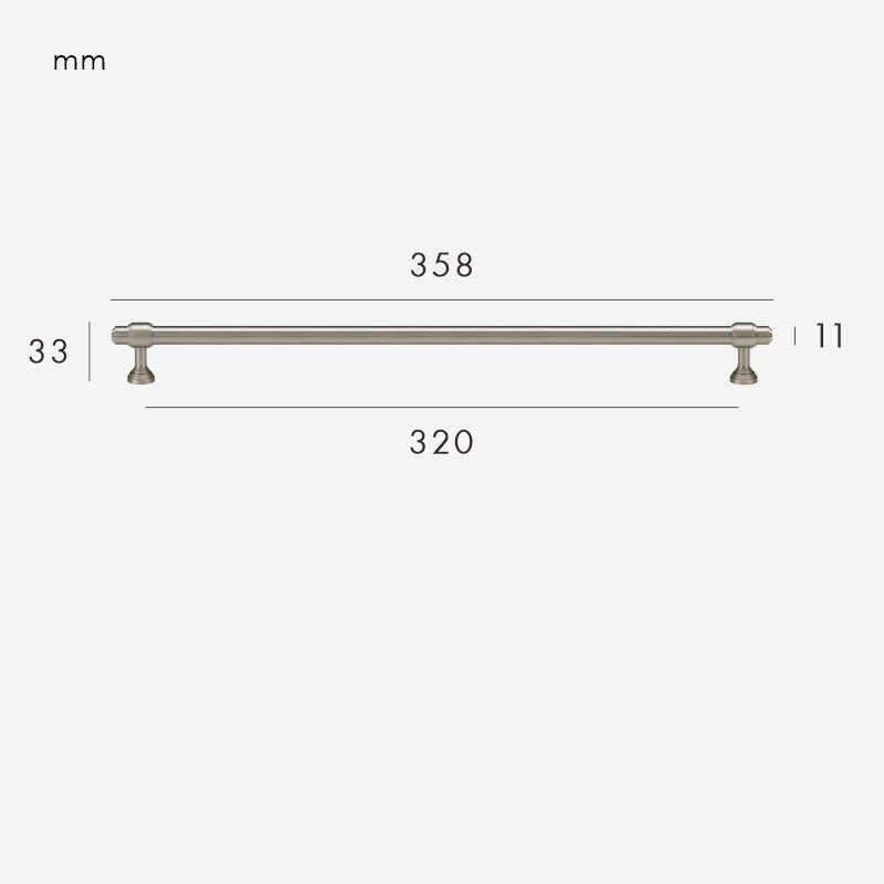 VELA Massivmessinggriff