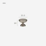 VELA Massief messing knop