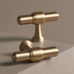 VELA massief messing T-stang