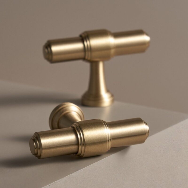 VELA massief messing T-stang