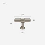 VELA massief messing T-stang