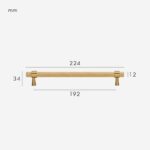 VENTO Solid Brass Handles
