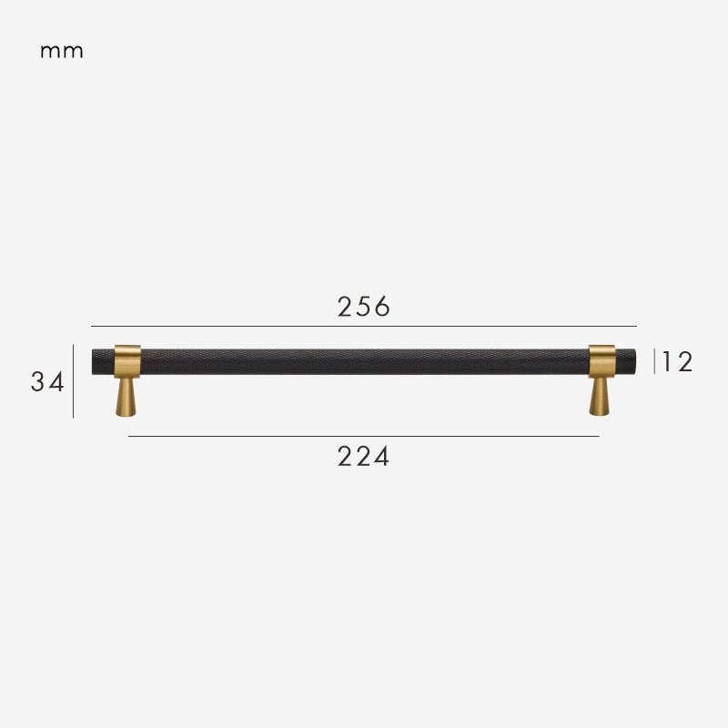 VENTO Solid Brass Handles 38 VENTO Solid Brass Handles