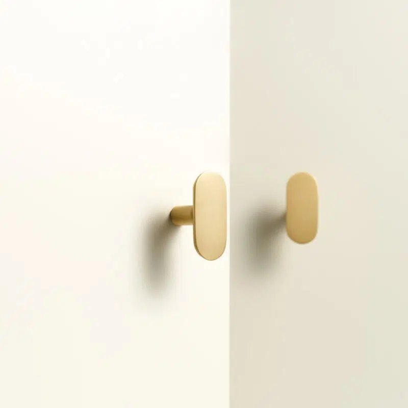 Manopola in ottone massiccio VERO 5 Pomello in ottone massiccio VERO