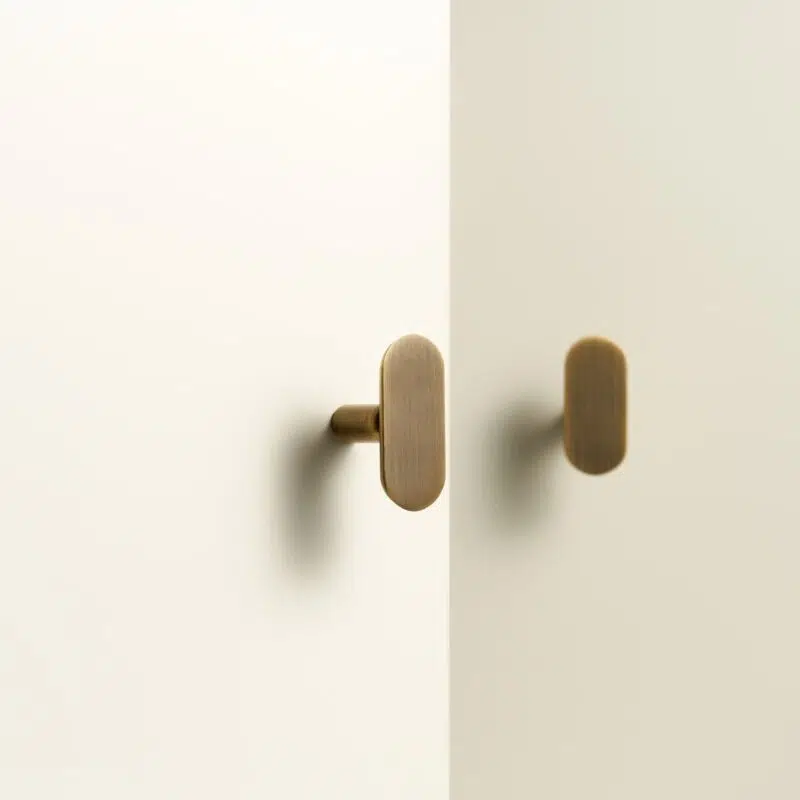 Manopola in ottone massiccio VERO 6 Pomello in ottone massiccio VERO