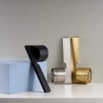 VERTO Türgriff und Schloss aus massivem Messing