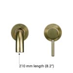 VIRTA Robinet mitigeur de lavabo mural