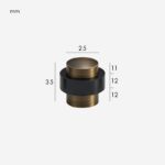 VORDA Türstopper aus massivem Messing