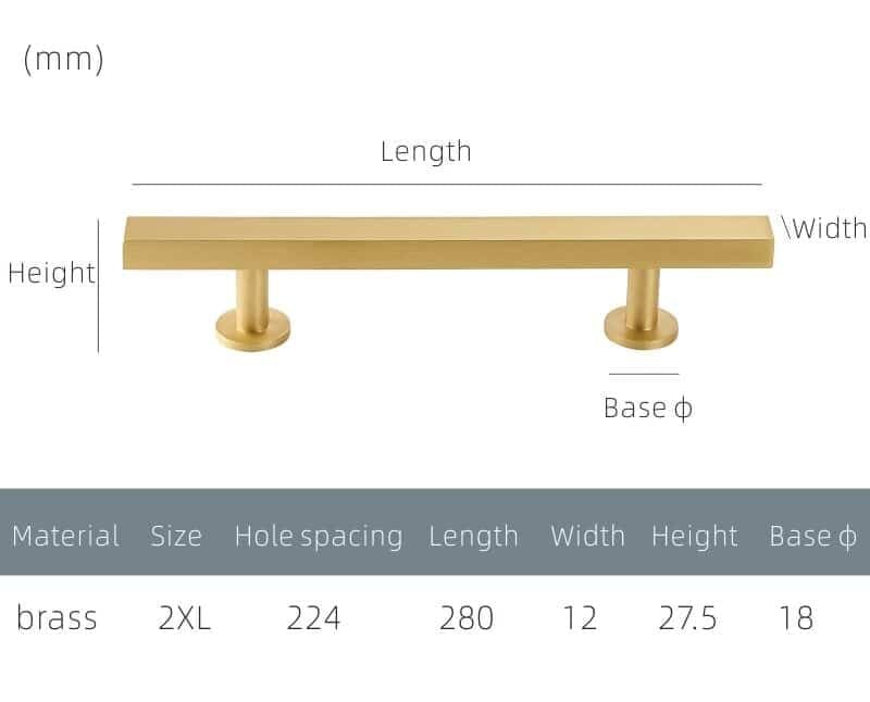 VORM Massive Messinggriffe 23 VORM Massive Messinggriffe