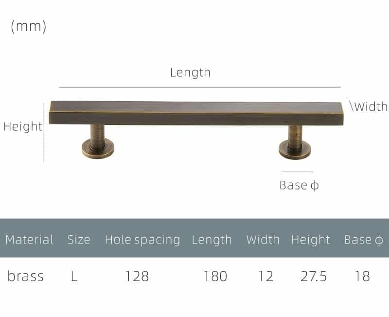 VORM Massive Messinggriffe 16 VORM Massive Messinggriffe