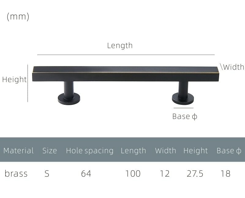 VORM Massive Messinggriffe 12 VORM Massive Messinggriffe