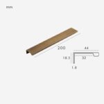 VYRA Solid Brass Edge Pulls