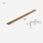 VYRA Solid Brass Edge Pulls