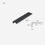 VYRA Solid Brass Edge Pulls